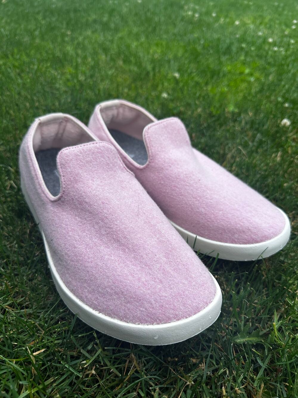 Allbirds Women's 9 Wool Loungers Slip-On Sneakers Calm Pink Taupe